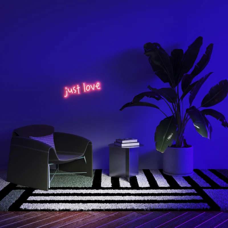 Just Love - Signe en néon LED