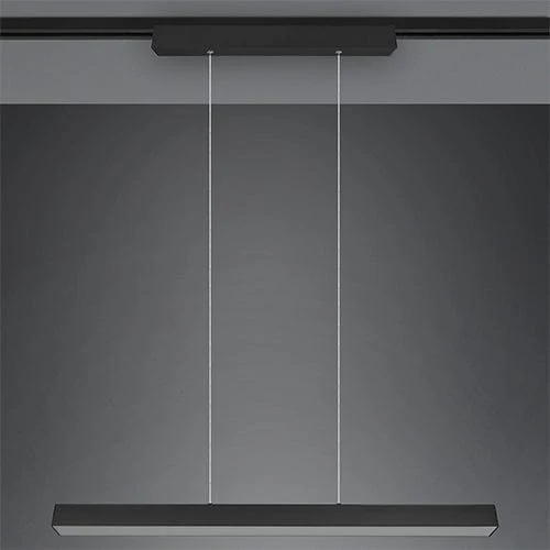 Luminaire Suspendu Linéaire Noir