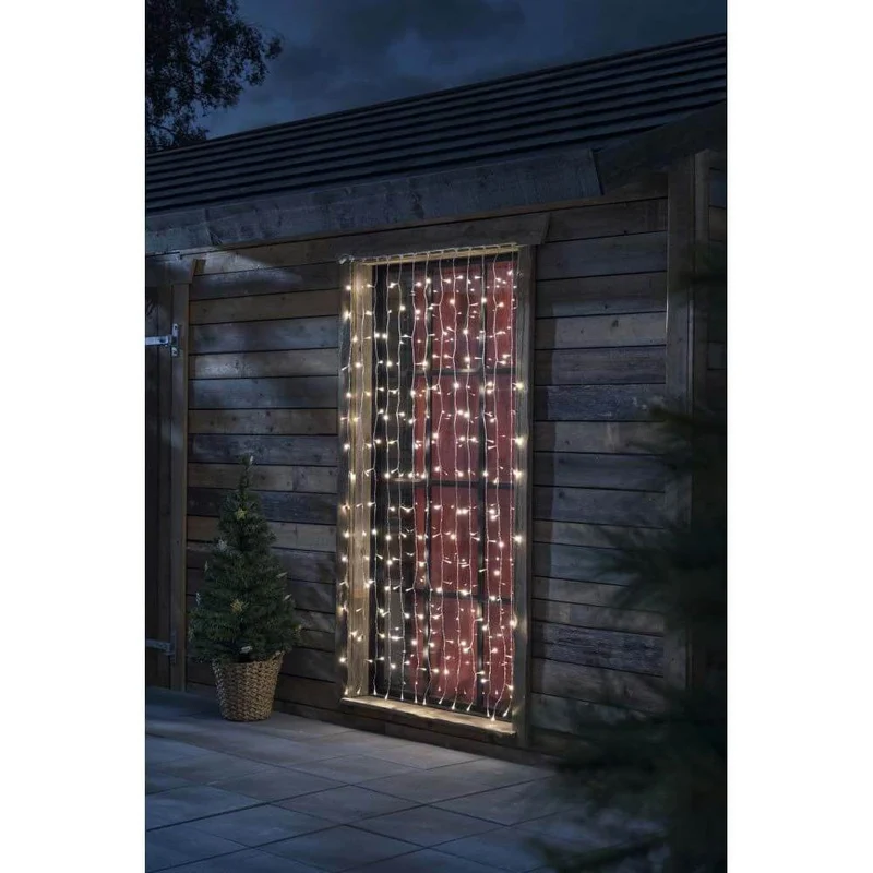 LED System Erweiterung Lichtervorhang 208 warmweiße Dioden IP44