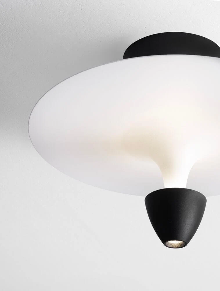 Luet LED Deckenleuchte 3000K Schwarz, Weiß