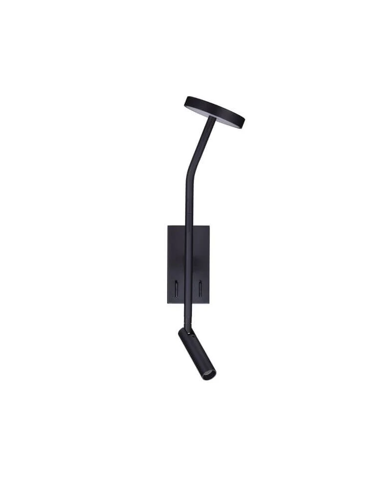 Logos Wandleuchte 3000K Schwarz