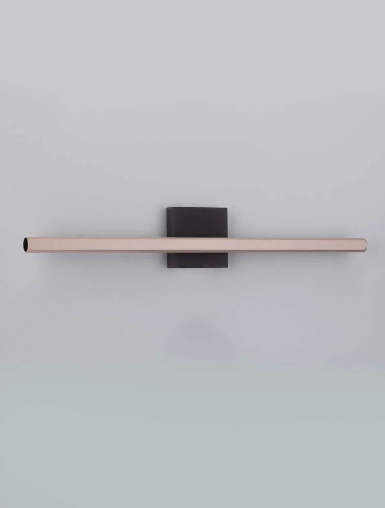 Lios LED Wandleuchte 3000K Schwarz, Braun