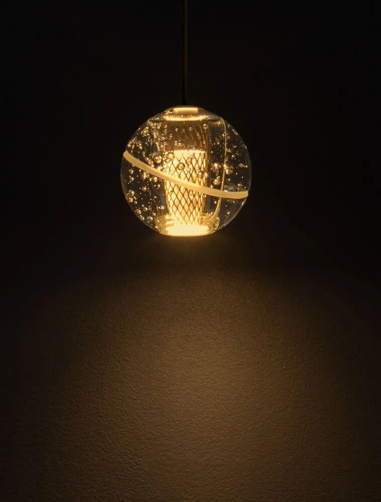 Licio LED Pendelleuchte Ø 12cm 3000K Gold