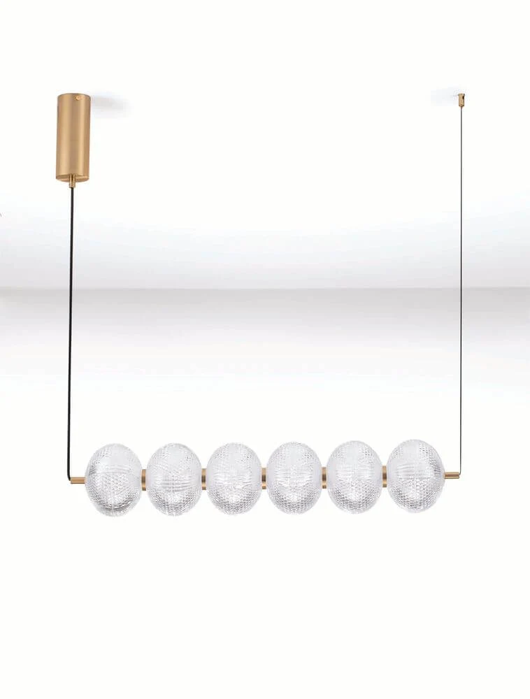 Klelia Pendelleuchte 6-flammig 3000K Gold