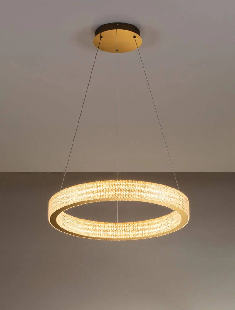 Kinara Pendelleuchte Ø 60cm 3000K Gold