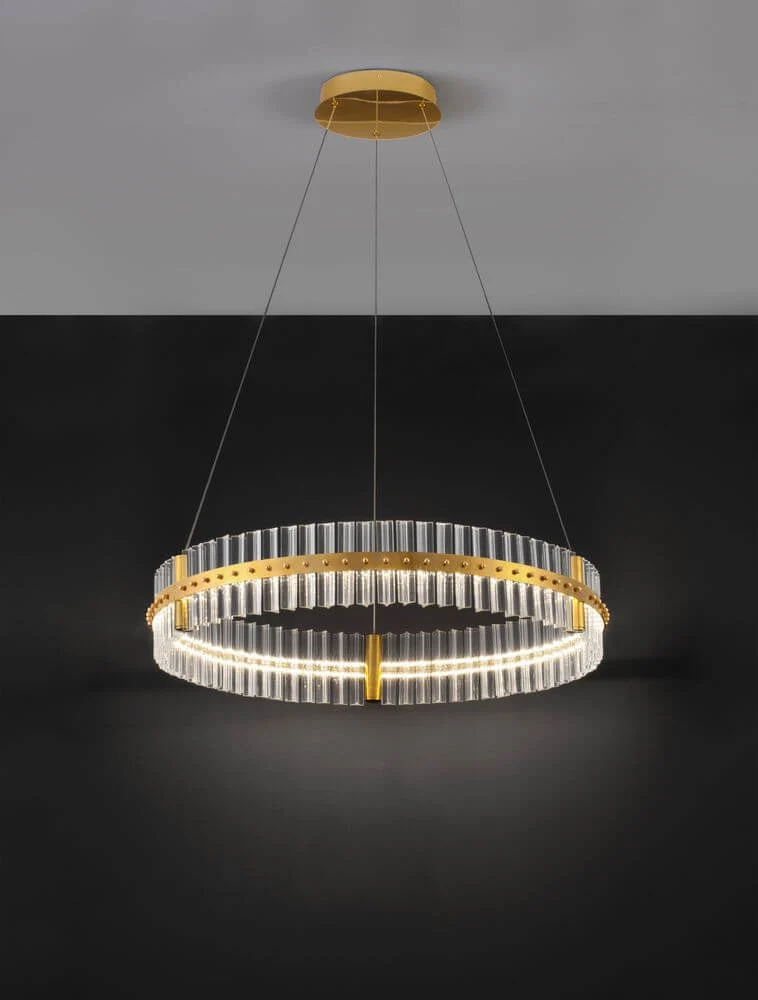 Kezo LED Pendelleuchte Ø 78cm 3000K Gold