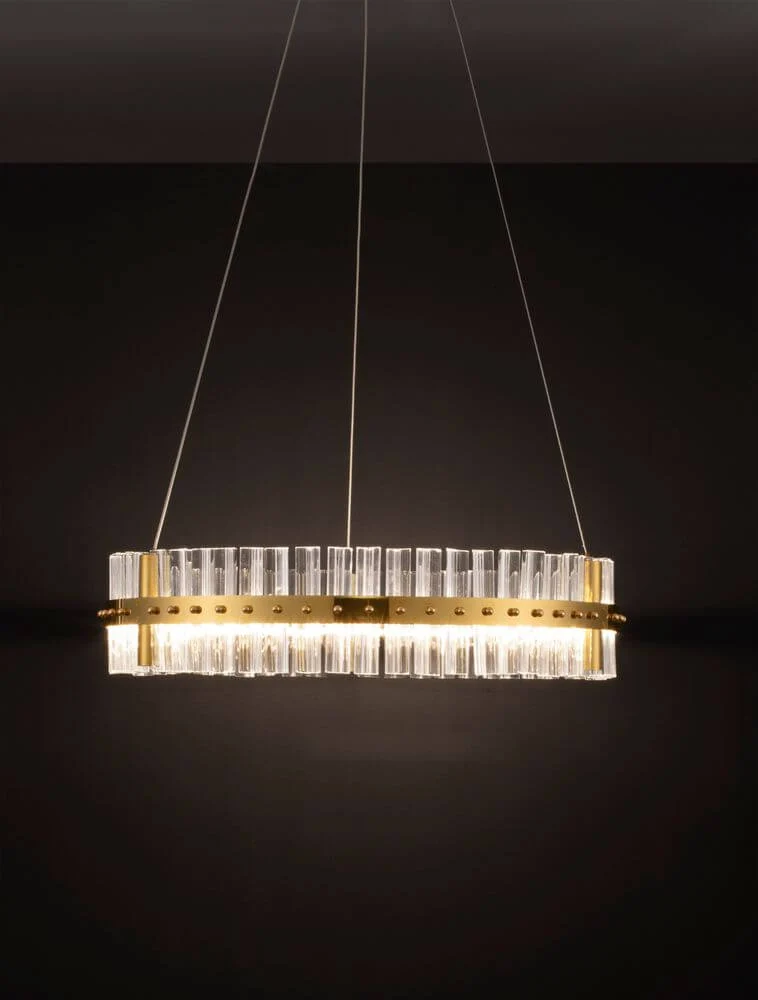 Kezo LED Pendelleuchte Ø 60cm 3000K Gold