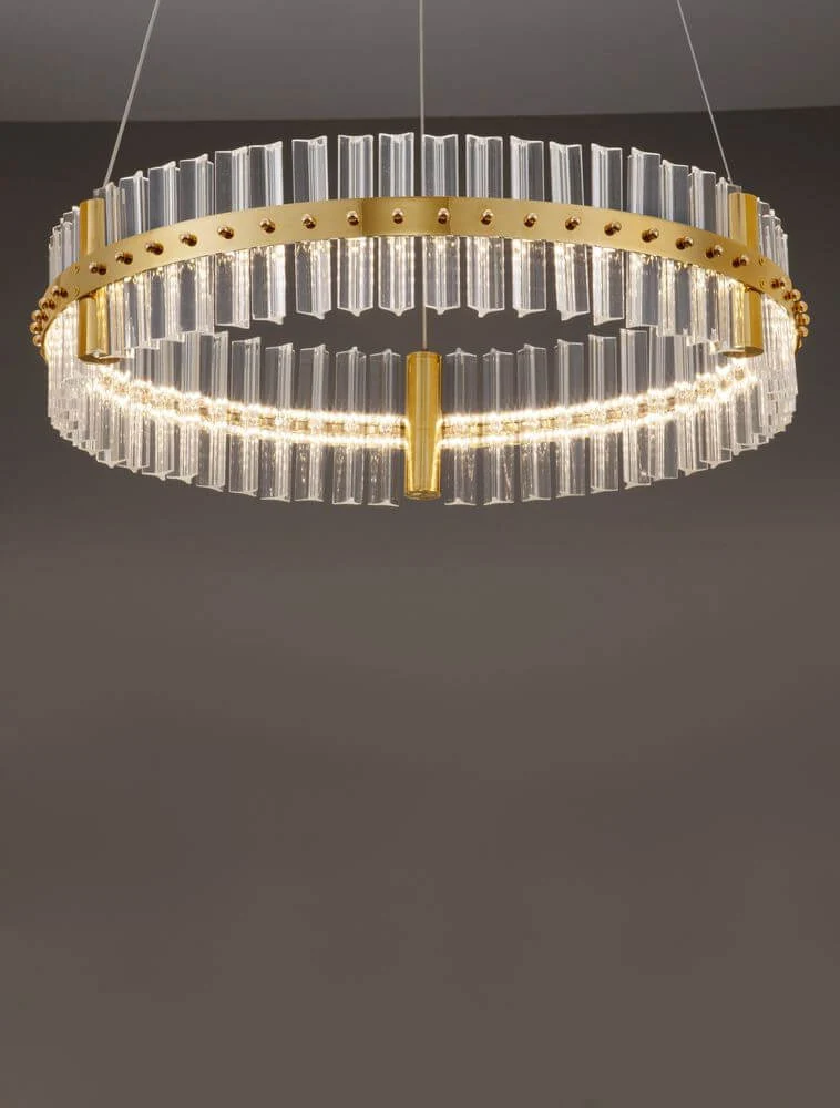 Kezo LED Pendelleuchte Ø 60cm 3000K Gold