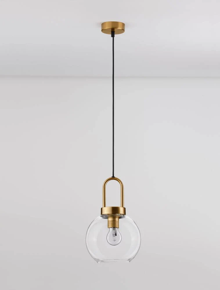 Irvine Pendelleuchte Ø 20cm Gold, Transparent