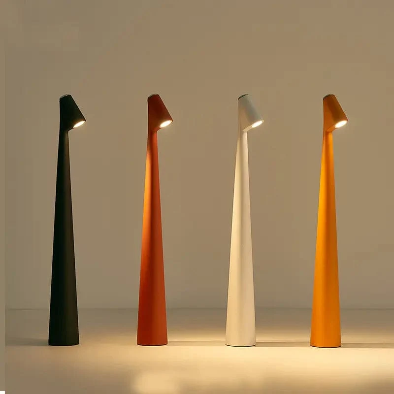 Lampe de bureau design tactile blanche