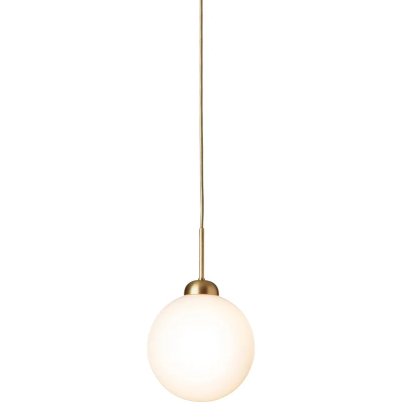 APIALES 1 LARGE PENDEL BØRSTET MESSING/OPAL