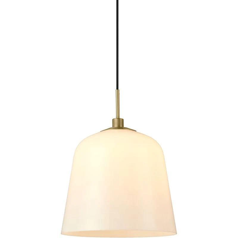 ROOM 49 PENDEL Ø30 ANTIK MESSING OG OPAL GLAS