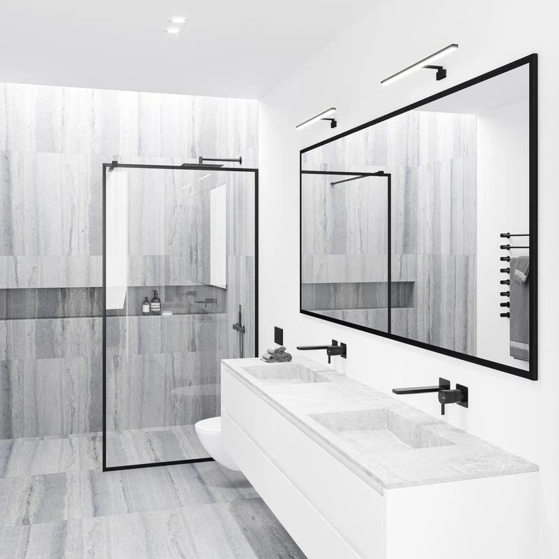 MARLEE VÆGLAMPE K3000 SORT IP44 - Nordlux