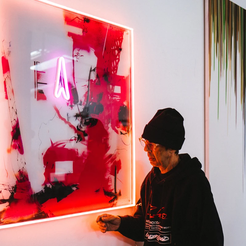 Violent Treasure by Futura - Signe en néon LED