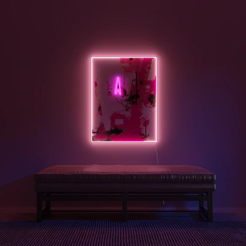 Violent Treasure by Futura - Signe en néon LED