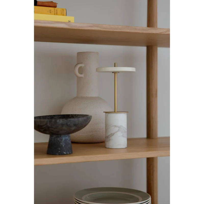 ASTERIA MOVE MINI - PORTABLE LED - HVID MARMOR