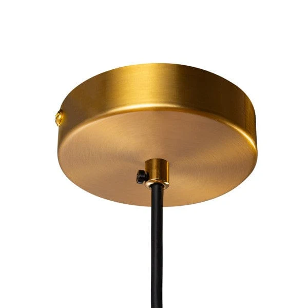 Suspension verre ambre chambre