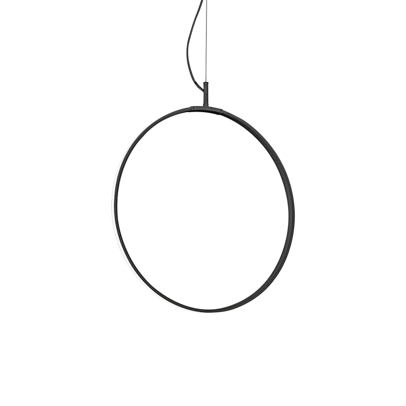Suspension anneau LED blanche