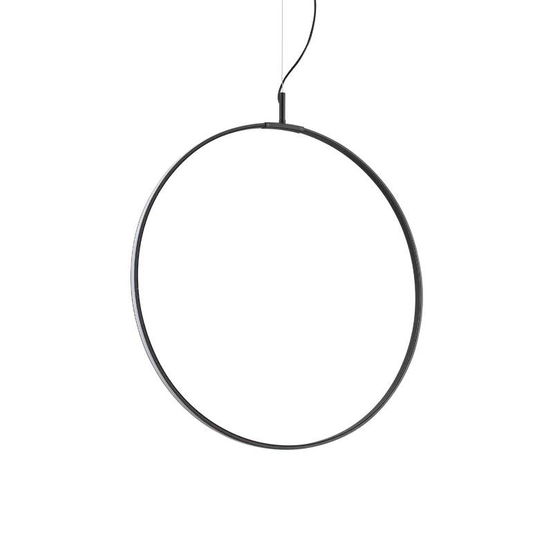 Suspension anneau LED blanche