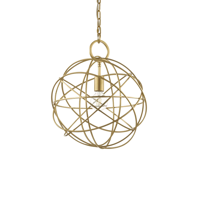 Grande Suspension laiton Doré Astre