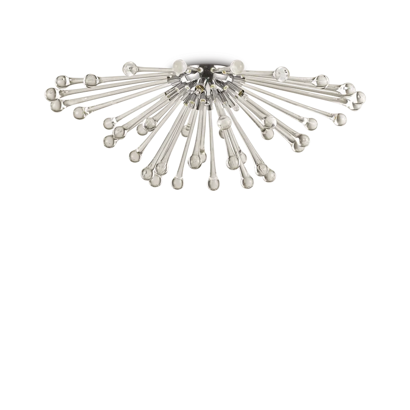 Applique murale chrome soleil