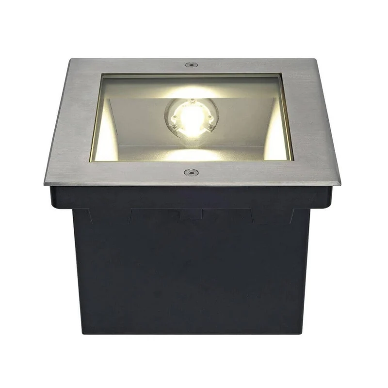 Dasar LED Square Bodeneinbauleuchte asymmetrisch Edelstahl 4000K