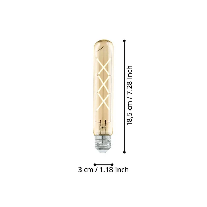 E27 LED Vintage Stab Zigzag 4W 360lm Extra-Warmweiß