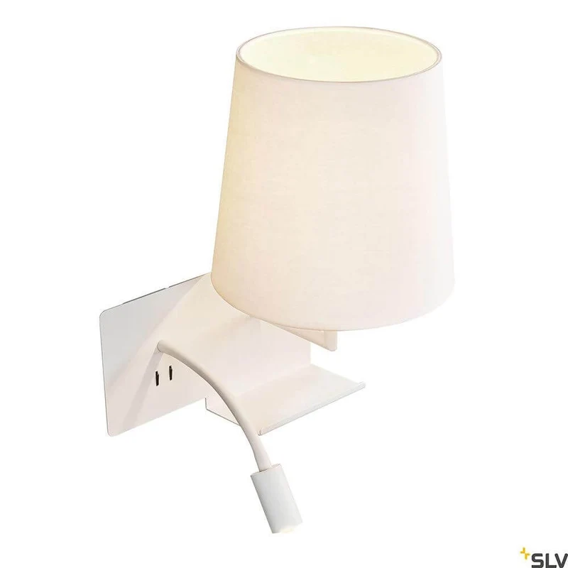 Somnila Flex LED Wandaufbauleuchte Weiß inkl. USB