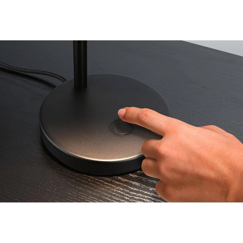 LED Tischleuchte Puric Pane Touch-Dimmer Schwarz