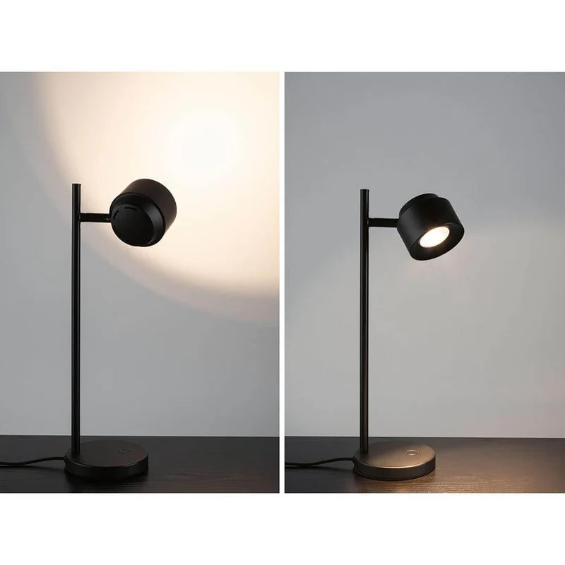 LED Tischleuchte Puric Pane Touch-Dimmer Schwarz