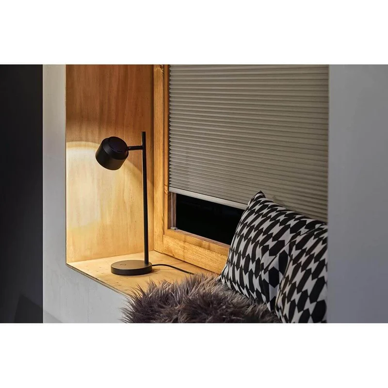 LED Tischleuchte Puric Pane Touch-Dimmer Schwarz