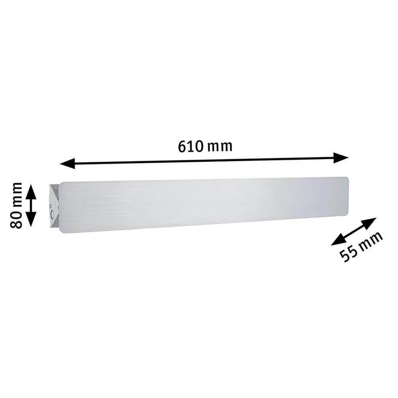 LED Wandleuchte Katla Metall 60cm