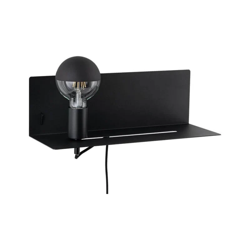 Wandleuchte Devara USB Schwarz