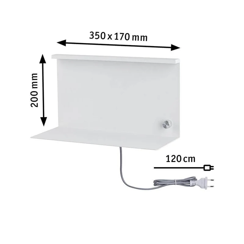LED Wandleuchte Jarina USB Weiß Dimmbar