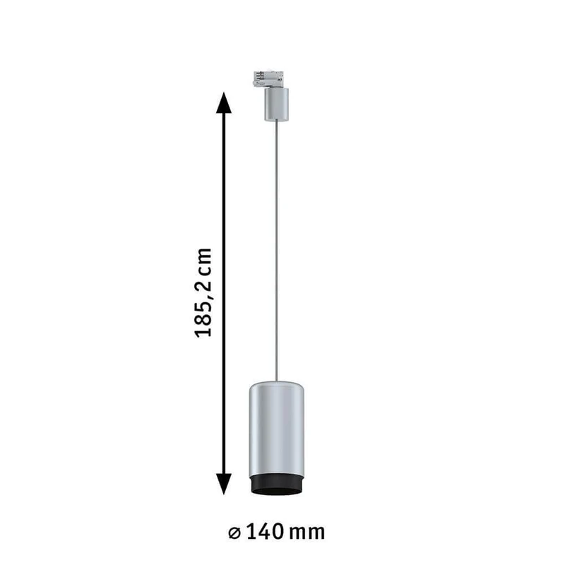 ProRail3 Pendelleuchte Corus Silber
