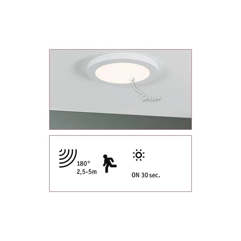 LED Einbaupanel 2 in 1 Cover-it mit Sensor Weiß