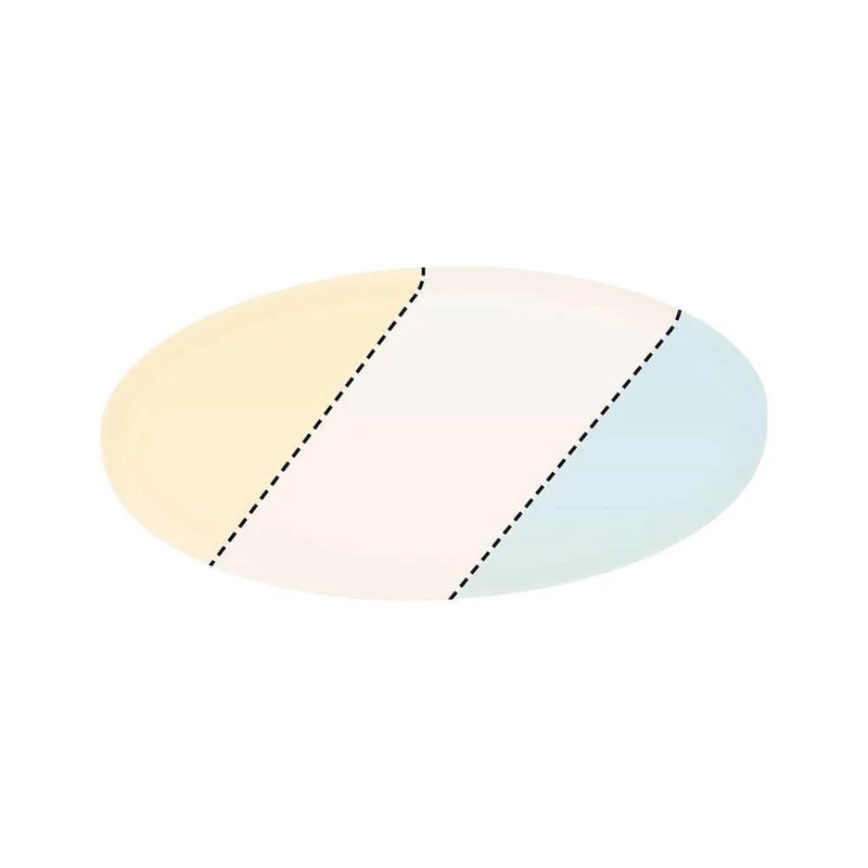 VariFit LED Einbaupanel Veluna Ø 21,5cm Weiß CCT-Switch Klar