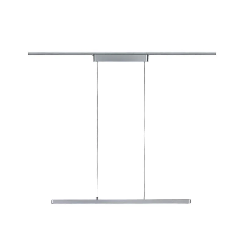 U-Rail LED Pendelleuchte Lento Dimmbar Chrom-Matt