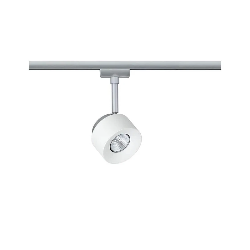 U-Rail LED Schienenspot Pane Einzelspot Weiß, Chrom-Matt