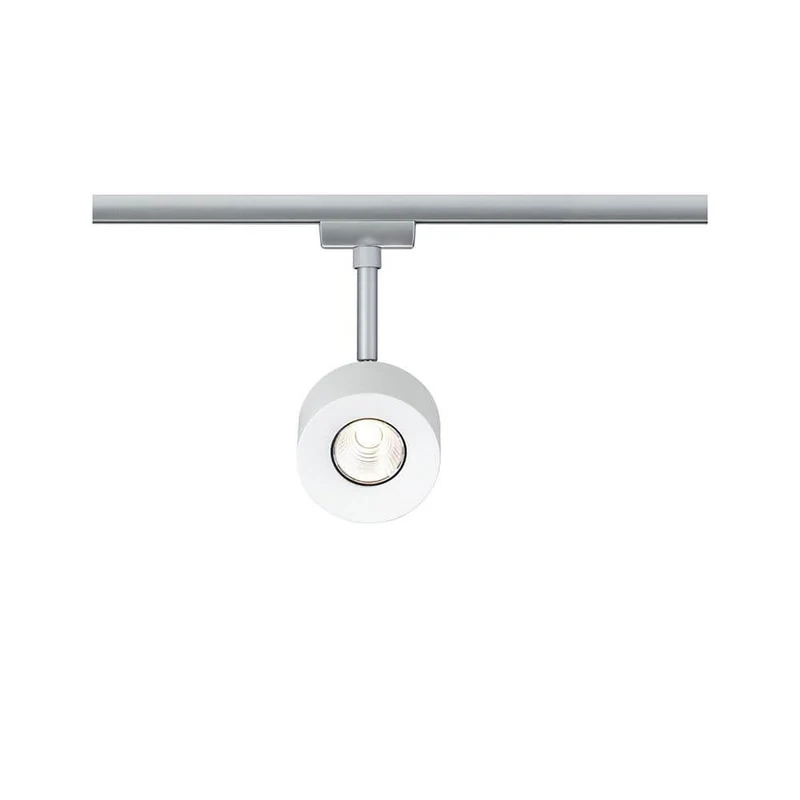 U-Rail LED Schienenspot Pane Einzelspot Weiß, Chrom-Matt