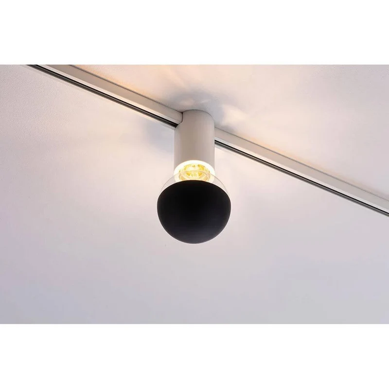 U-Rail Schienenspot Socket Einzelspot Weiß