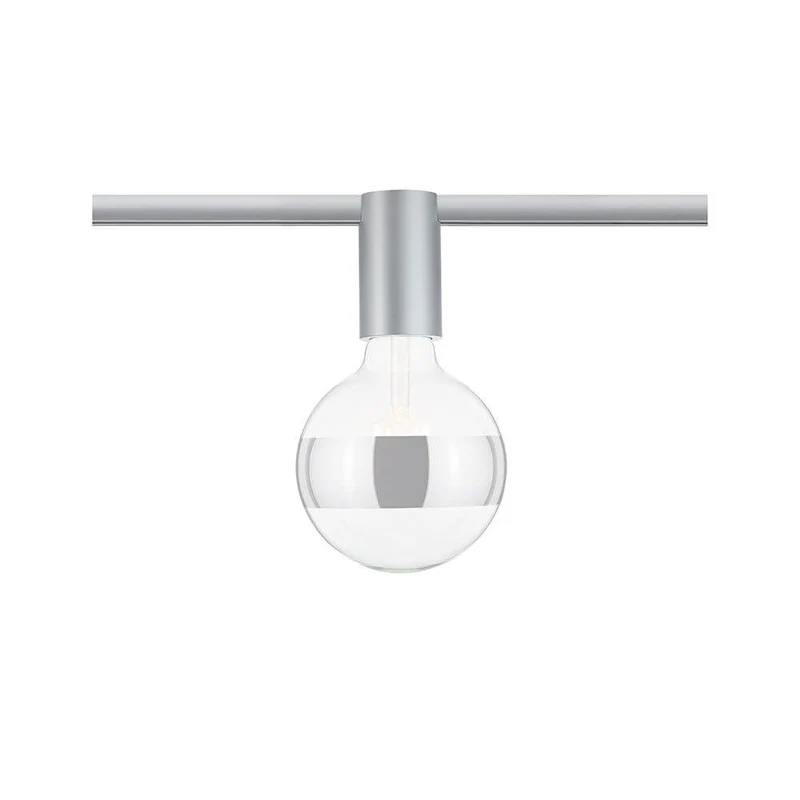 U-Rail Schienenspot Socket Einzelspot Chrom-Matt