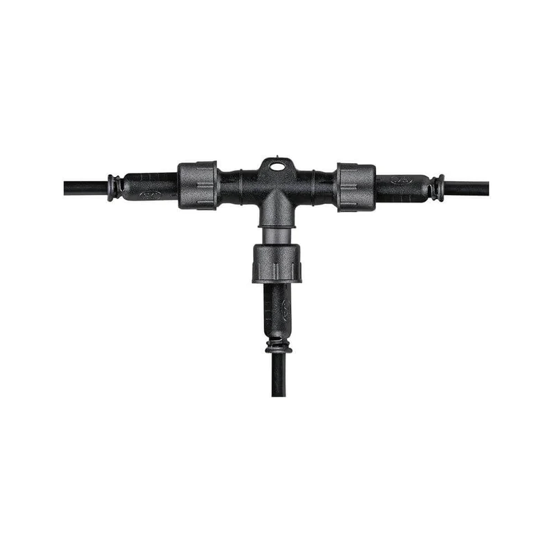 Park + Light Verbinder T-Stück Schwarz IP67