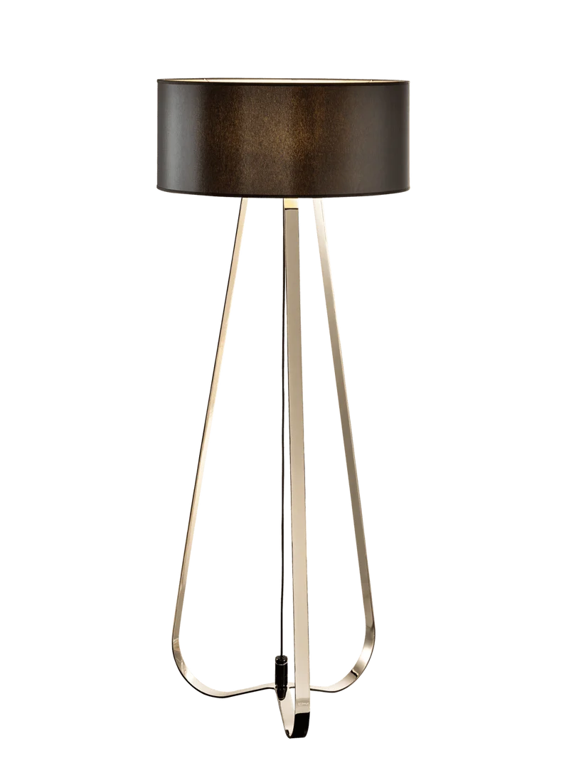 Lampadaire Marron et Or