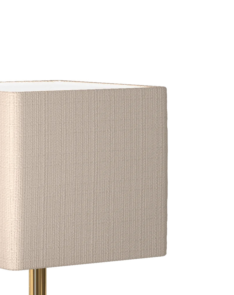 Lampadaire Tissu Beige Chambre