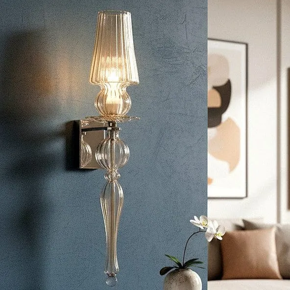 Lampe murale italienne verre design