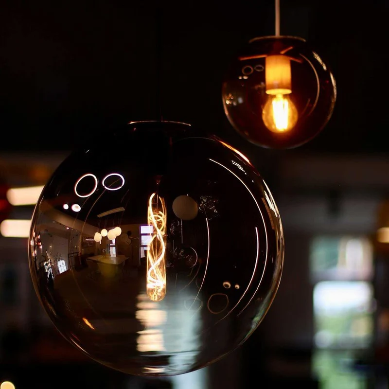 s.luce Orb Esstisch-Hängeleuchte 5-flammig 160cm