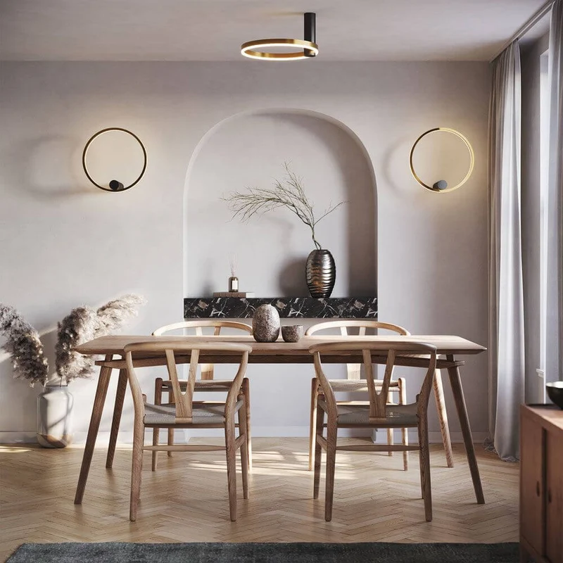 s.luce Ring Air LED Wand- & Deckenleuchte Ø 40cm rund indirekt