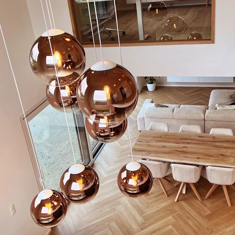 s.luce Orb Galerielampe 8-flammig Modular