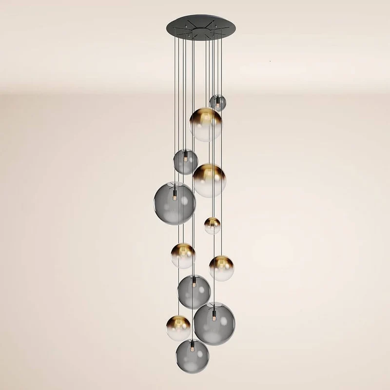 s.luce Orb Galerieleuchte 12-flammig Modular